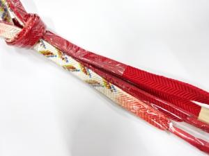 未使用品　正絹　手組帯締め